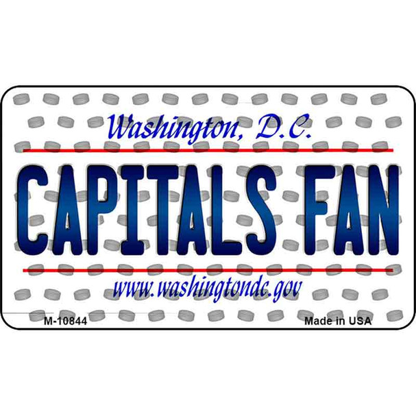 Capitals Fan Washington DC State License Plate Wholesale Magnet M-10844