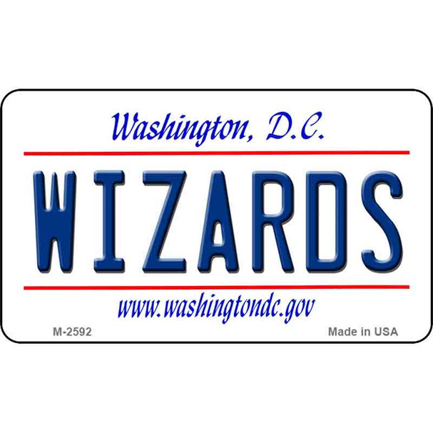 Wizards Washington DC State License Plate Wholesale Magnet M-2592