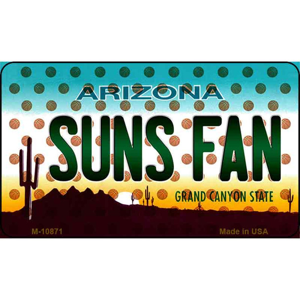 Suns Fan Arizona State License Plate Wholesale Magnet M-10871