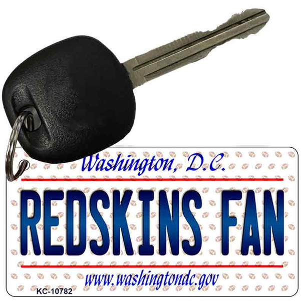 Redskins Fan Washington DC State License Plate Wholesale Key Chain