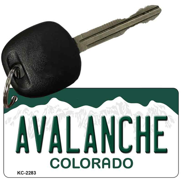 Avalanche Colorado State License Plate Wholesale Key Chain