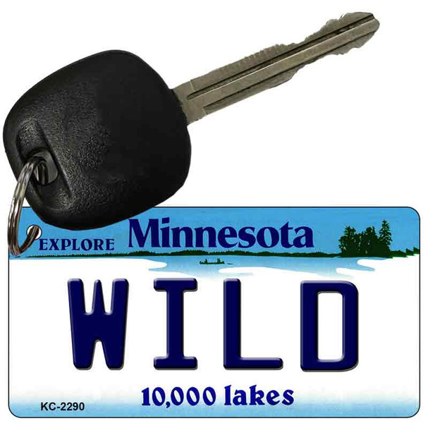 Wild Minnesota State License Plate Wholesale Key Chain