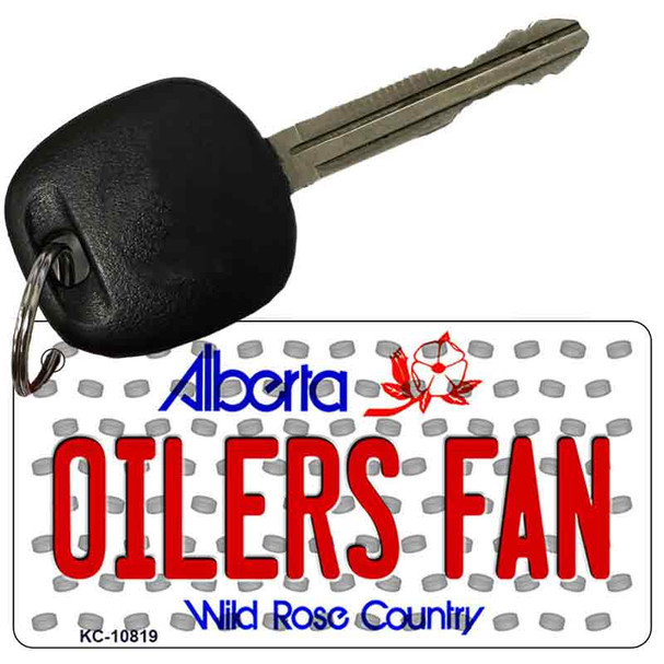 Oilers Fan Alberta State License Plate Wholesale Key Chain