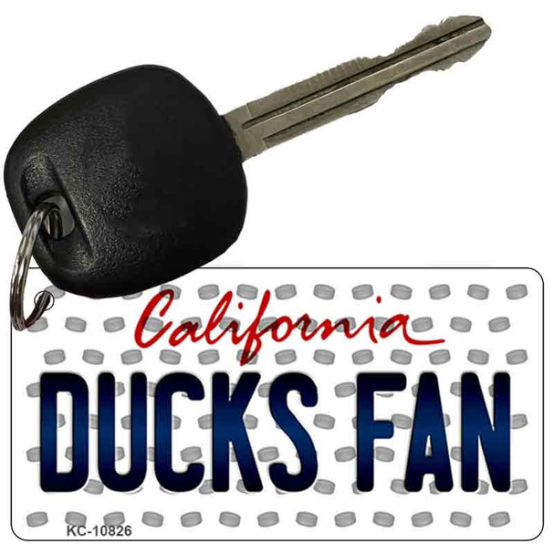 Ducks Fan California State License Plate Wholesale Key Chain