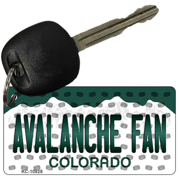 Avalanche Fan Colorado State License Plate Wholesale Key Chain