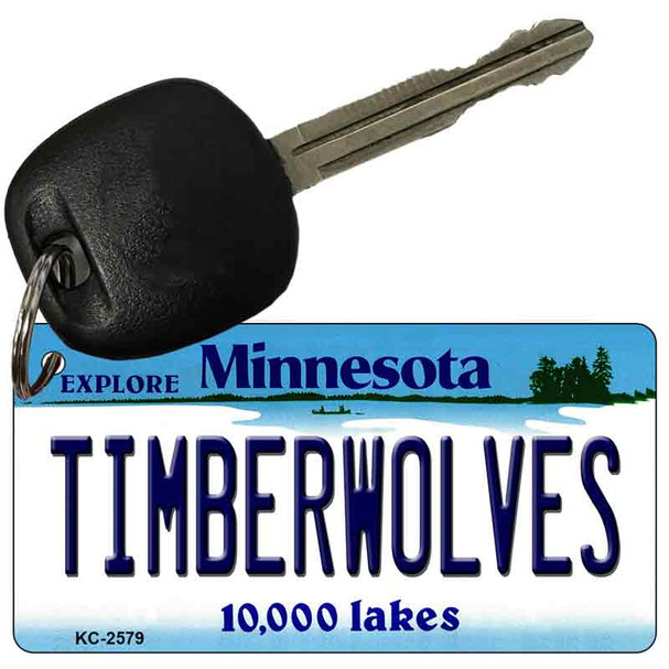Timberwolves Minnesota State License Plate Wholesale Key Chain