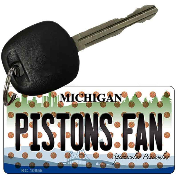 Pistons Fan Michigan State License Plate Wholesale Key Chain
