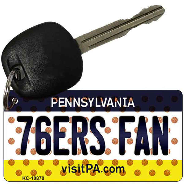 76ers Fan Pennsylvania State License Plate Wholesale Key Chain