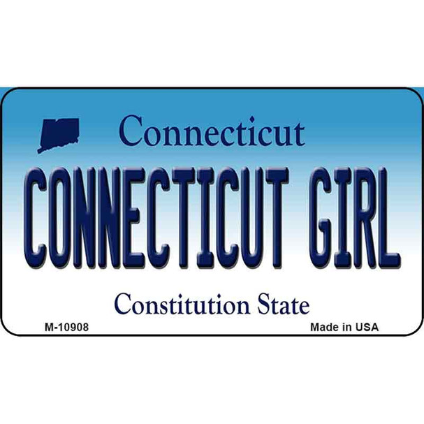 Connecticut Girl State License Plate Wholesale Magnet M-10908