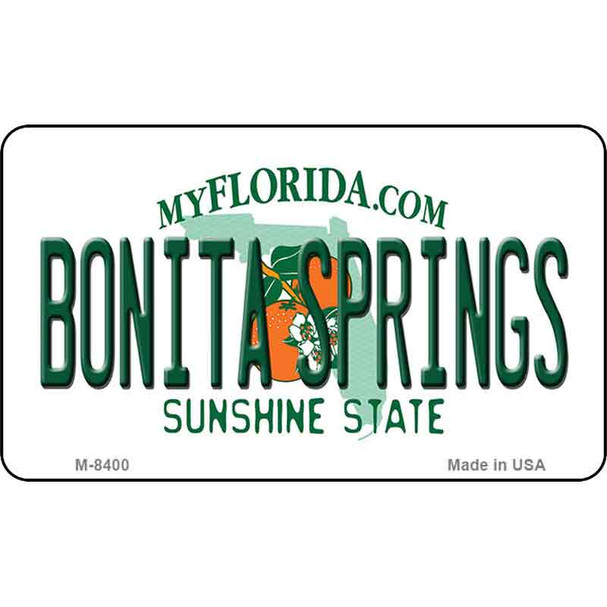 Bonita Springs Florida State License Plate Wholesale Magnet M-8400