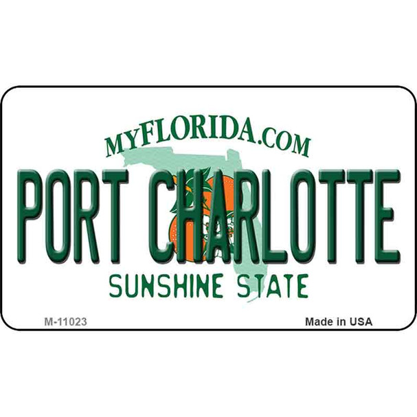 Port Charlotte Florida State License Plate Wholesale Magnet M-11023