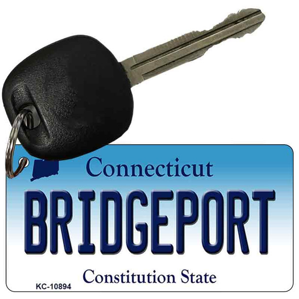 Bridgeport Connecticut State License Plate Wholesale Key Chain