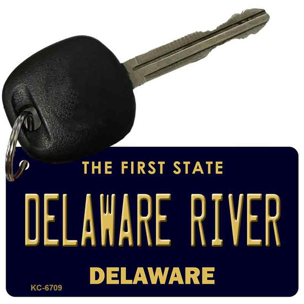 Delaware River State License Plate Wholesale Key Chain