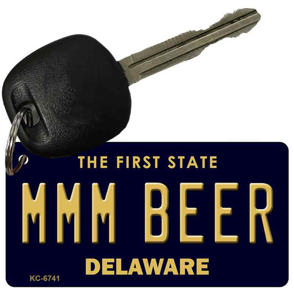MMM Beer Delaware State License Plate Wholesale Key Chain