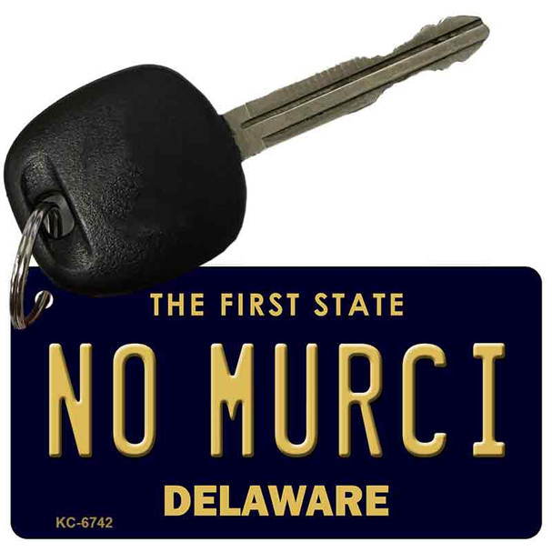 No Murci Delaware State License Plate Wholesale Key Chain