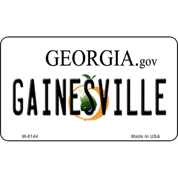 Gainesville Georgia State License Plate Novelty Wholesale Magnet M-6144