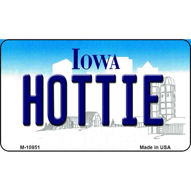 Hottie Iowa State License Plate Novelty Wholesale Magnet M-10951