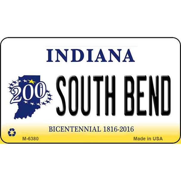 South Bend Indiana State License Plate Novelty Wholesale Magnet M-6380