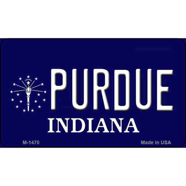 Purdue Indiana State License Plate Novelty Wholesale Magnet M-1470