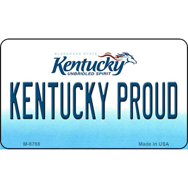 Kentucky Proud State License Plate Novelty Wholesale Magnet M-6766