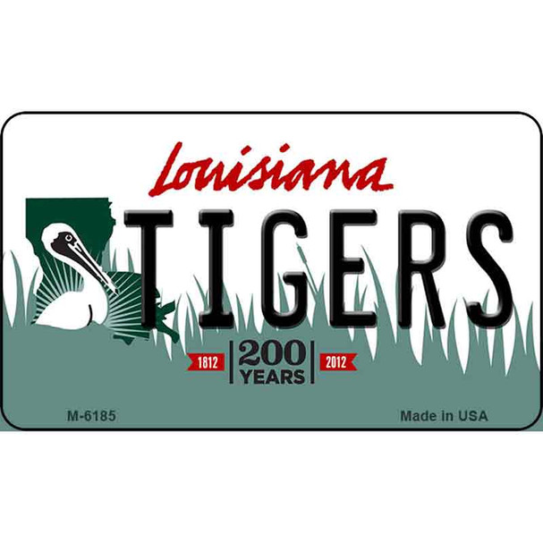 Tigers Louisiana State License Plate Novelty Wholesale Magnet M-6185