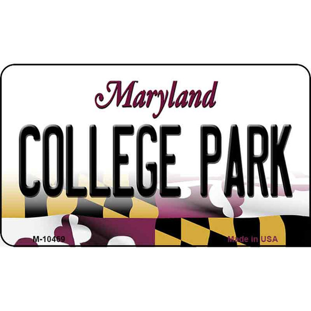 College Park Maryland State License Plate Wholesale Magnet