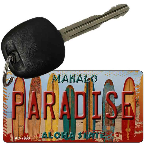 Paradise Surfboards Novelty Wholesale Metal Key Chain