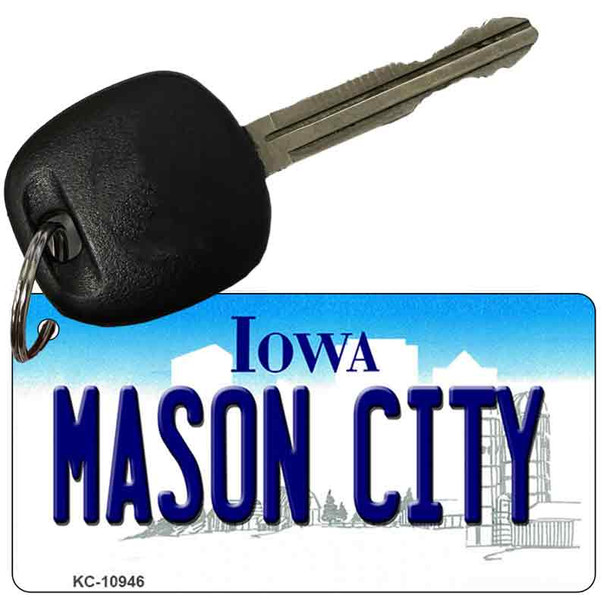 Mason City Iowa State License Plate Novelty Wholesale Key Chain