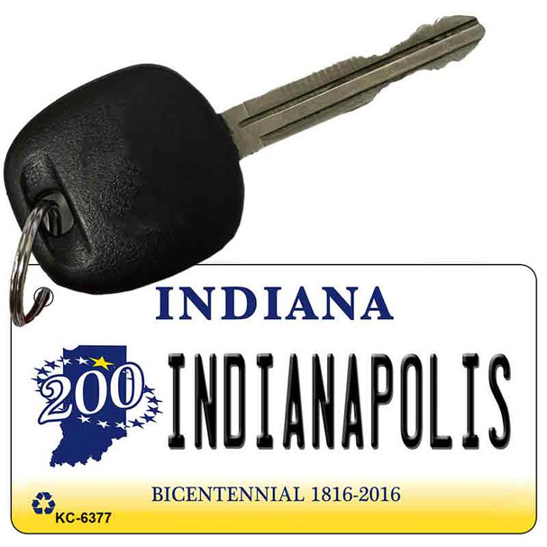 Indianapolis Indiana State License Plate Novelty Wholesale Key Chain