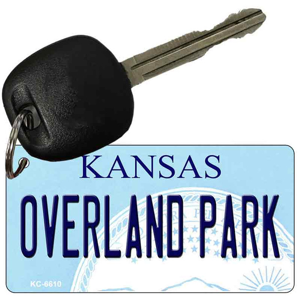 Overland Park Kansas State License Plate Novelty Wholesale Key Chain