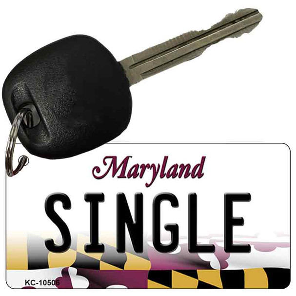 Single Maryland State License Plate Wholesale Key Chain