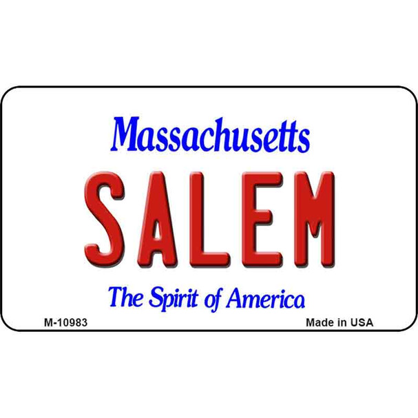 Salem Massachusetts State License Plate Wholesale Magnet M-10983
