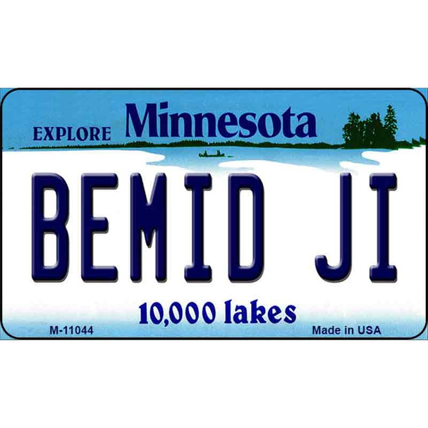 Bemid Ji Minnesota State License Plate Novelty Wholesale Magnet M-11044