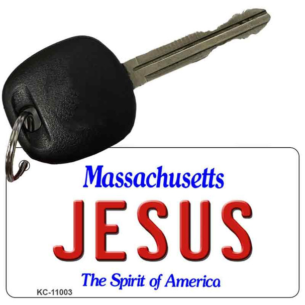 Jesus Massachusetts State License Plate Wholesale Key Chain