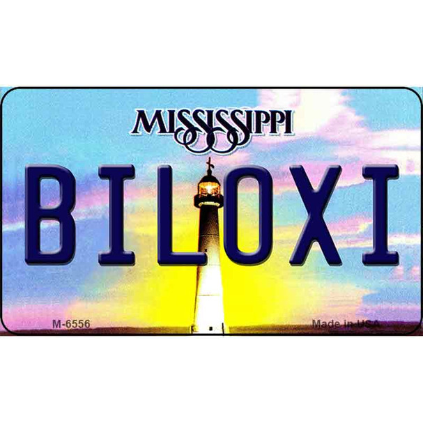 Biloxi Mississippi State License Plate Wholesale Magnet M-6556