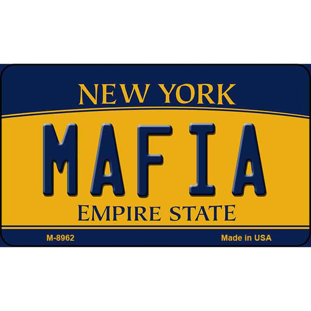 Mafia New York State License Plate Wholesale Magnet M-8962