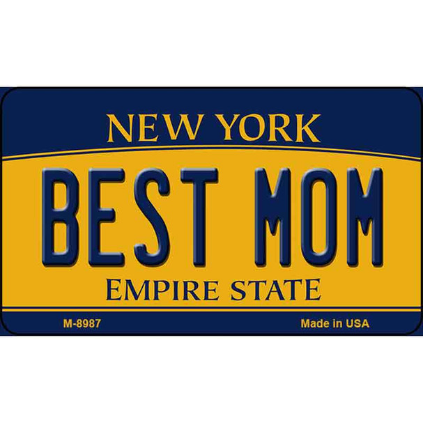 Best Mom New York State License Plate Wholesale Magnet M-8987