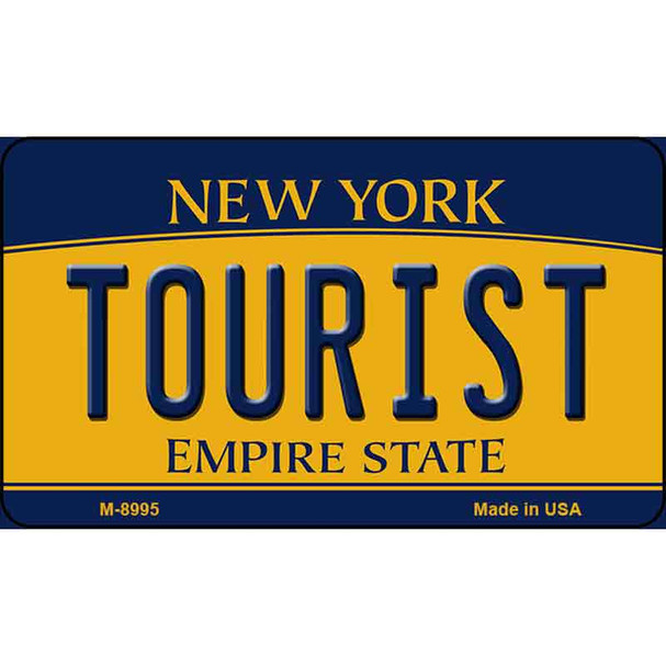 Tourist New York State License Plate Wholesale Magnet M-8995
