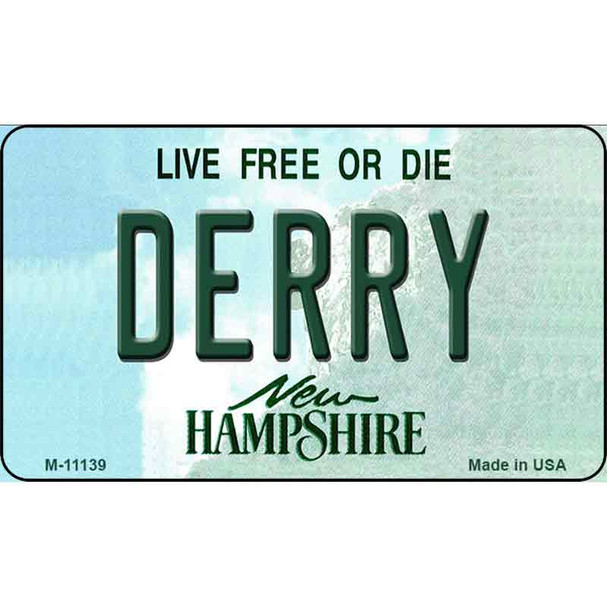 Derry New Hampshire State License Plate Wholesale Magnet M-11139
