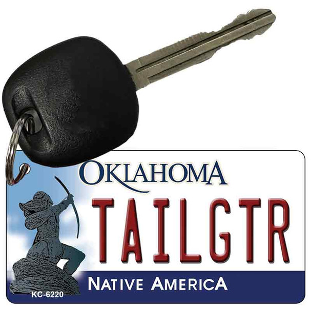 Tailgtr Oklahoma State License Plate Novelty Wholesale Key Chain