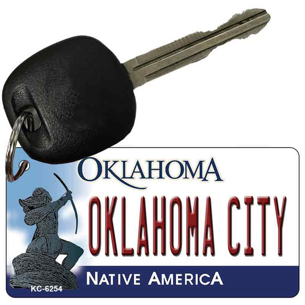 Oklahoma City State License Plate Novelty Wholesale Key Chain