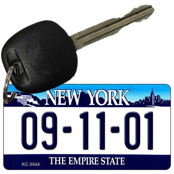 09-11-01 New York State License Plate Wholesale Key Chain