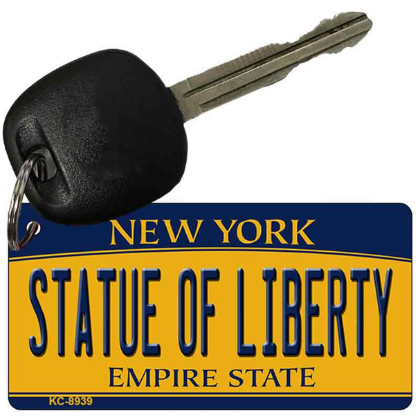 Statue of Liberty New York State License Plate Wholesale Key Chain