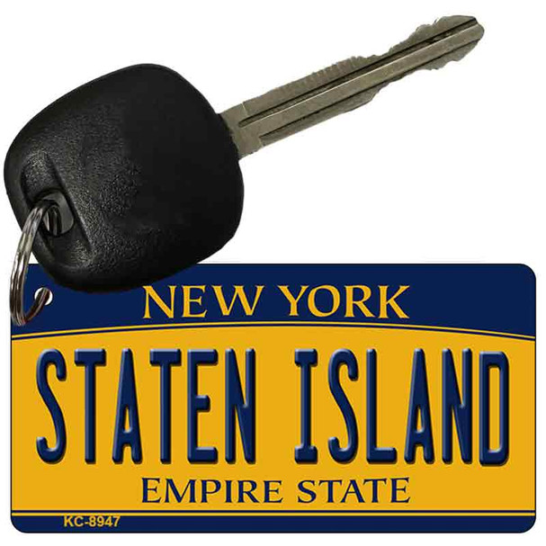Staten Island New York State License Plate Wholesale Key Chain