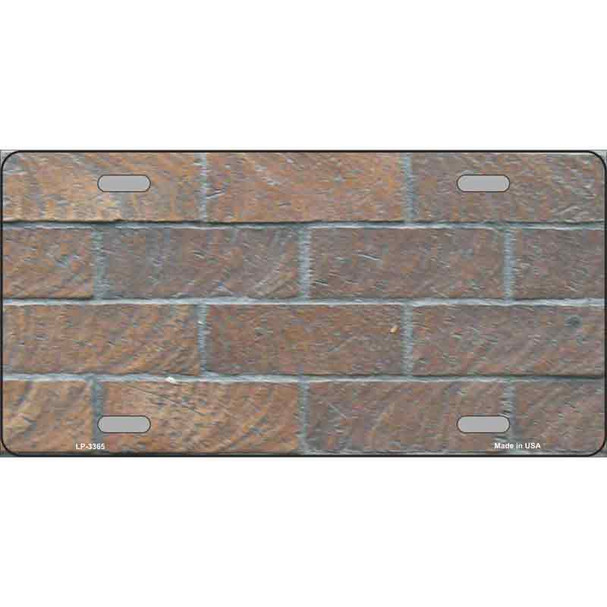 Brick Wall Wholesale Metal Novelty License Plate