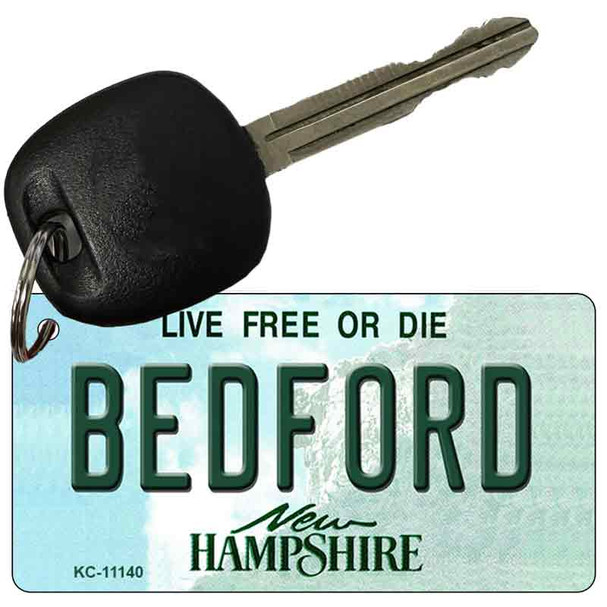 Bedford New Hampshire State License Plate Wholesale Key Chain