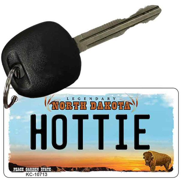 Hottie North Dakota State License Plate Wholesale Key Chain