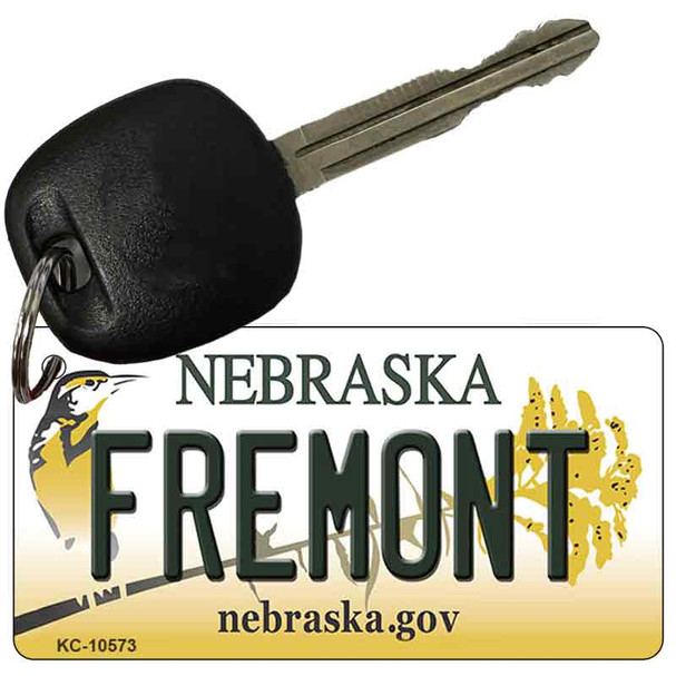 Fremont Nebraska State License Plate Novelty Wholesale Key Chain