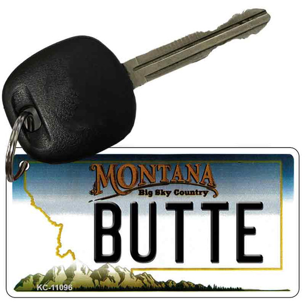 Butte Montana State License Plate Novelty Wholesale Key Chain
