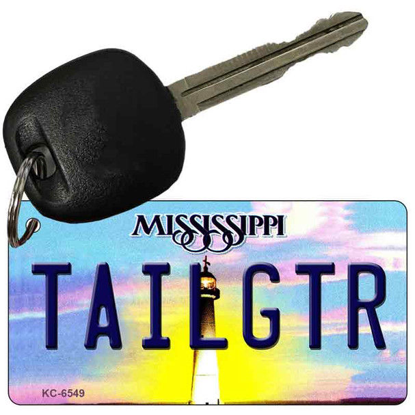 Tailgtr Mississippi State License Plate Wholesale Key Chain